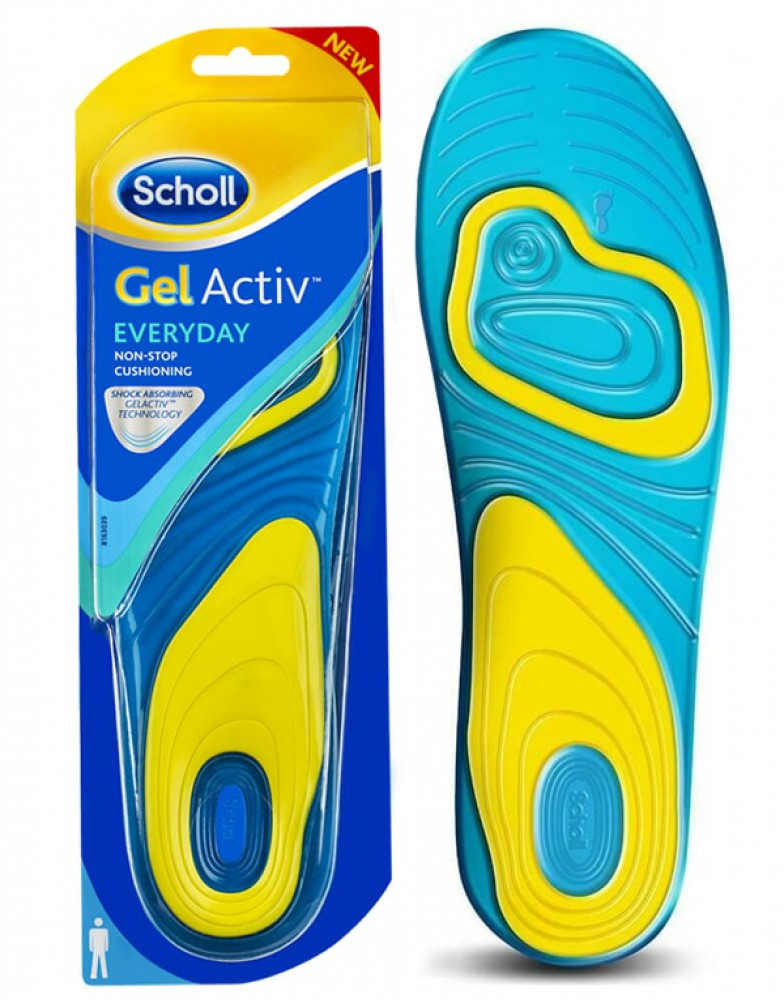 Scholl Gel Activ Everyday™ geel sisetallad meestele ST03/ST48